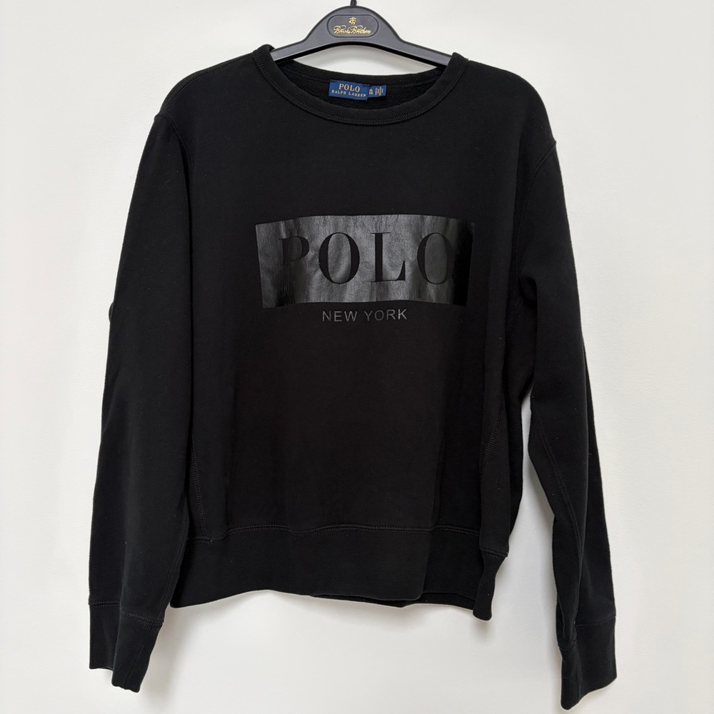 Polo Ralph Lauren Cotton Blend Crewneck Sweatshirt XL Black